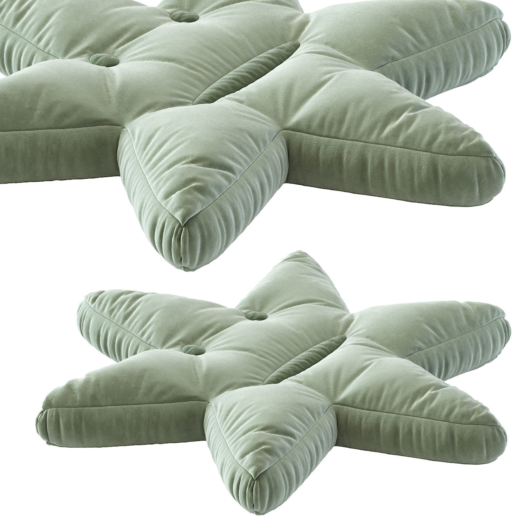 Pouf Star 3D model_3