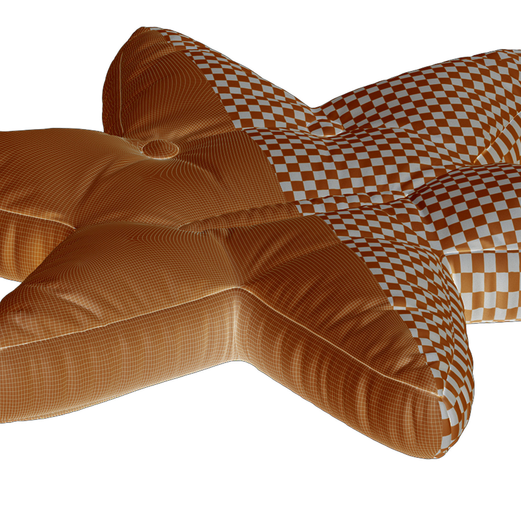 Pouf Star 3D model_14