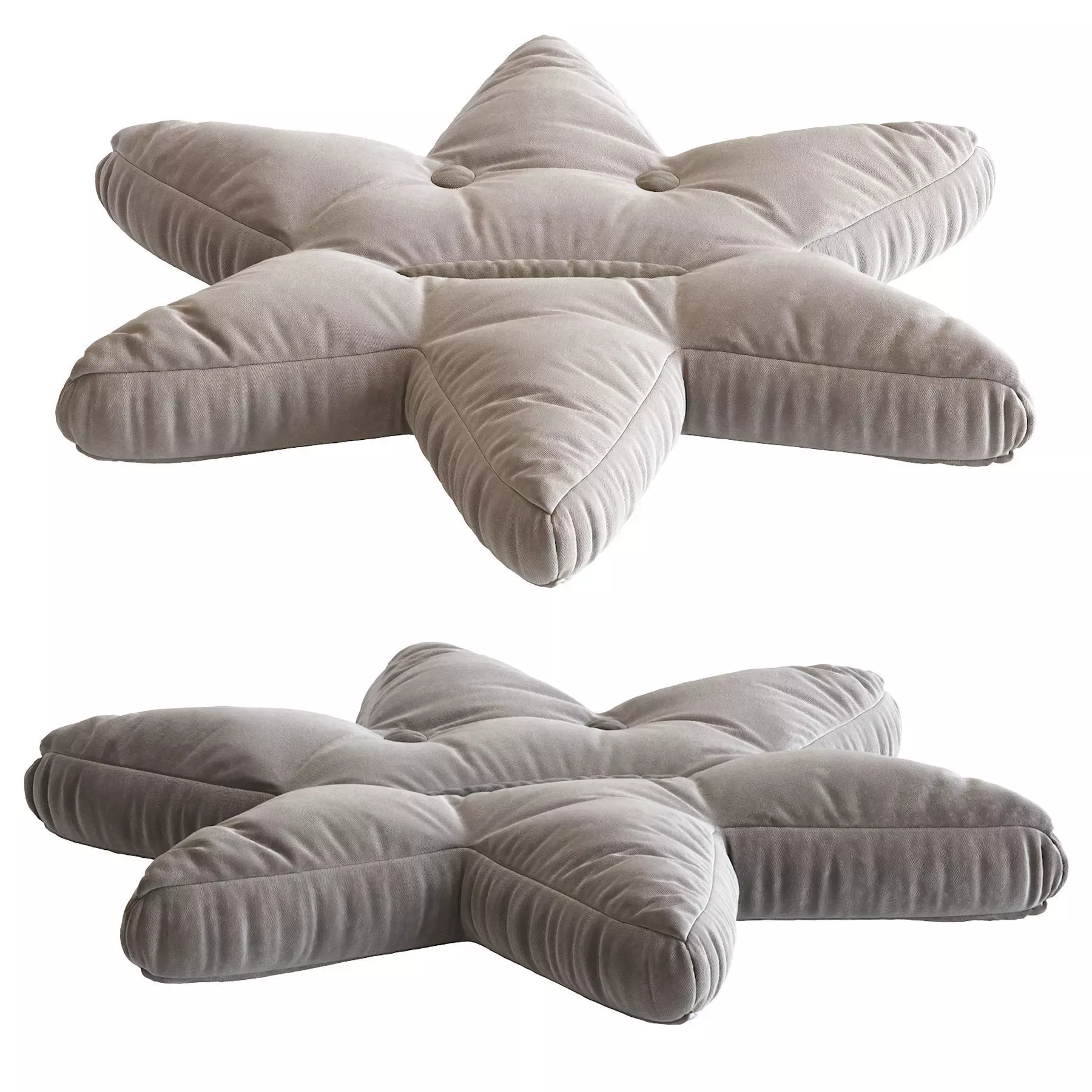 Pouf Star 3D model_0