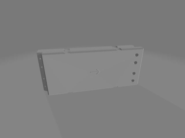 Traffic management block concrete 3D print model_1