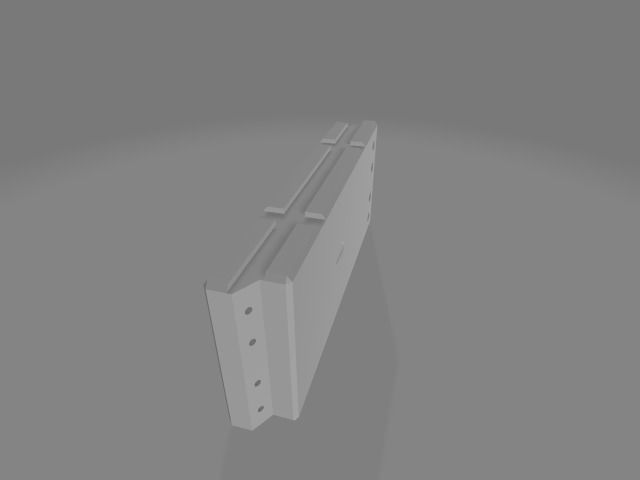 Traffic management block concrete 3D print model_2