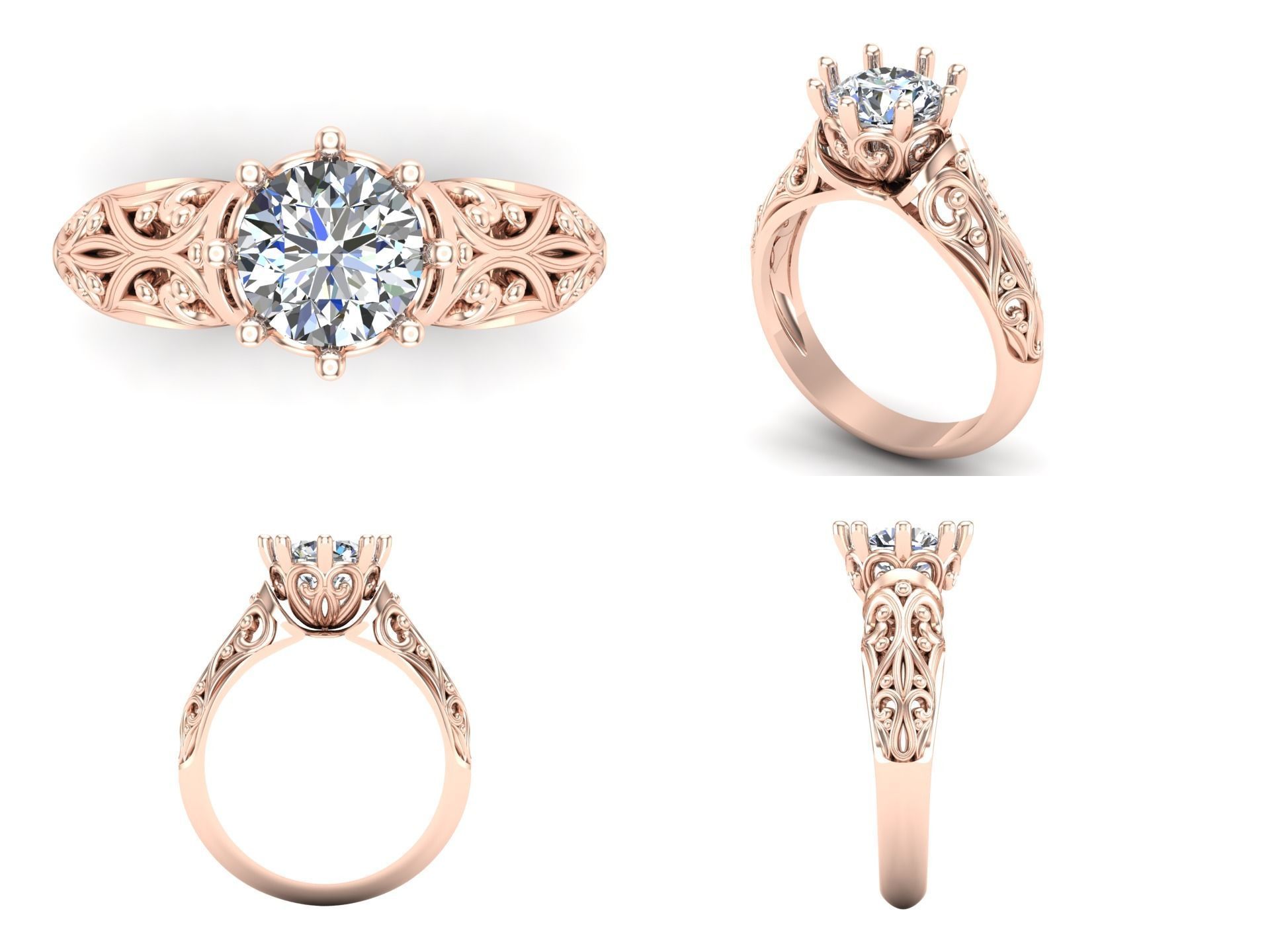 Ring kt156 3D print model_3