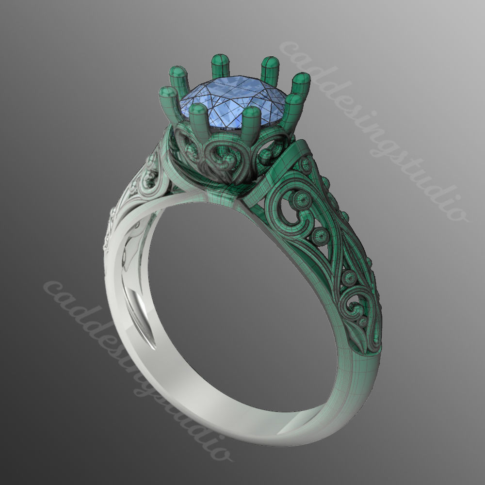 Ring kt156 3D print model_1