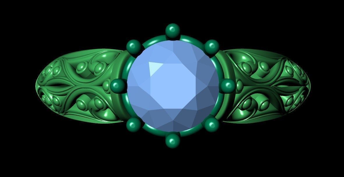 Ring kt156 3D print model_6