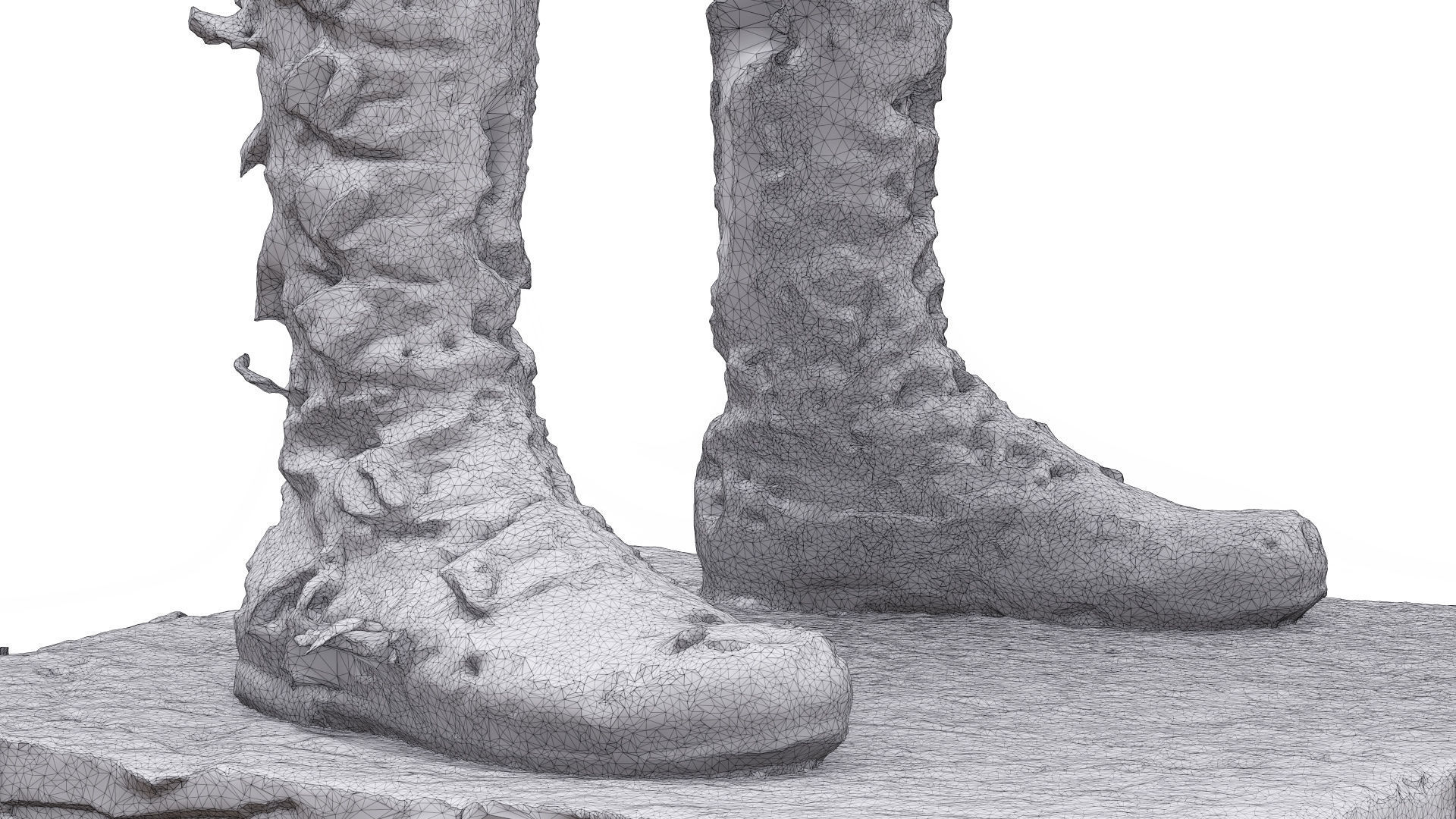 A Pose Raw Scan Sigvid Medieval Suit 3D model_15