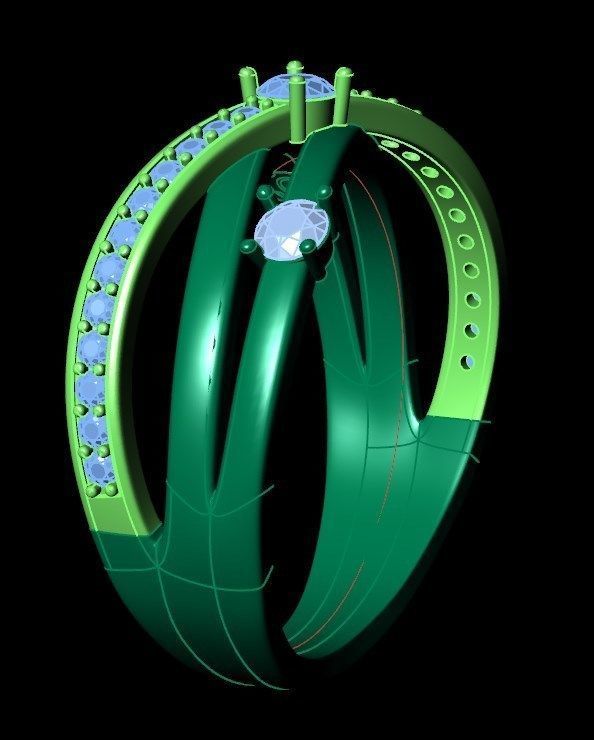 Ring kt154 3D print model_13