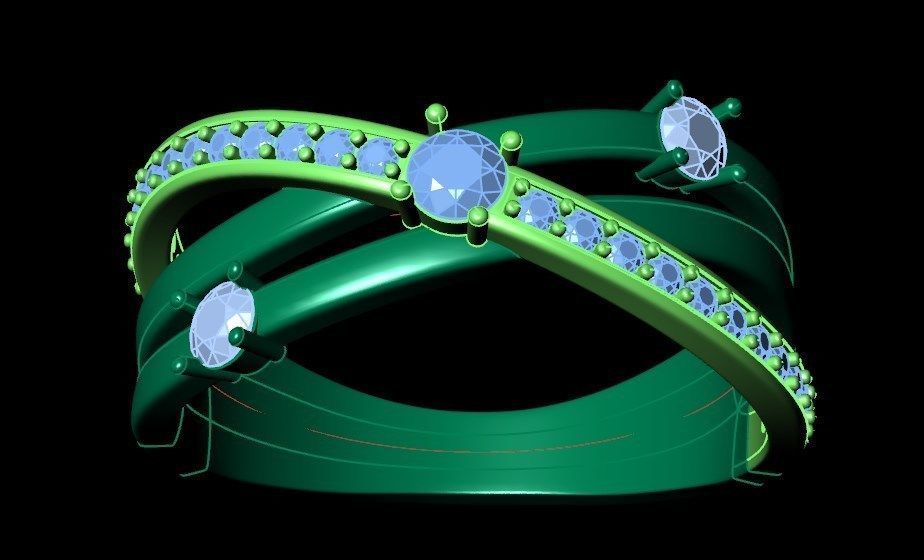 Ring kt154 3D print model_11