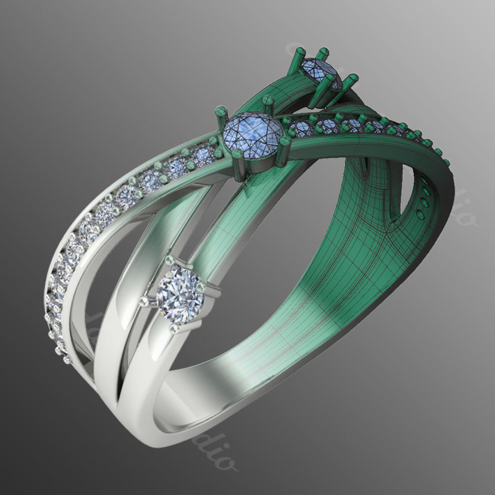Ring kt154 3D print model_1
