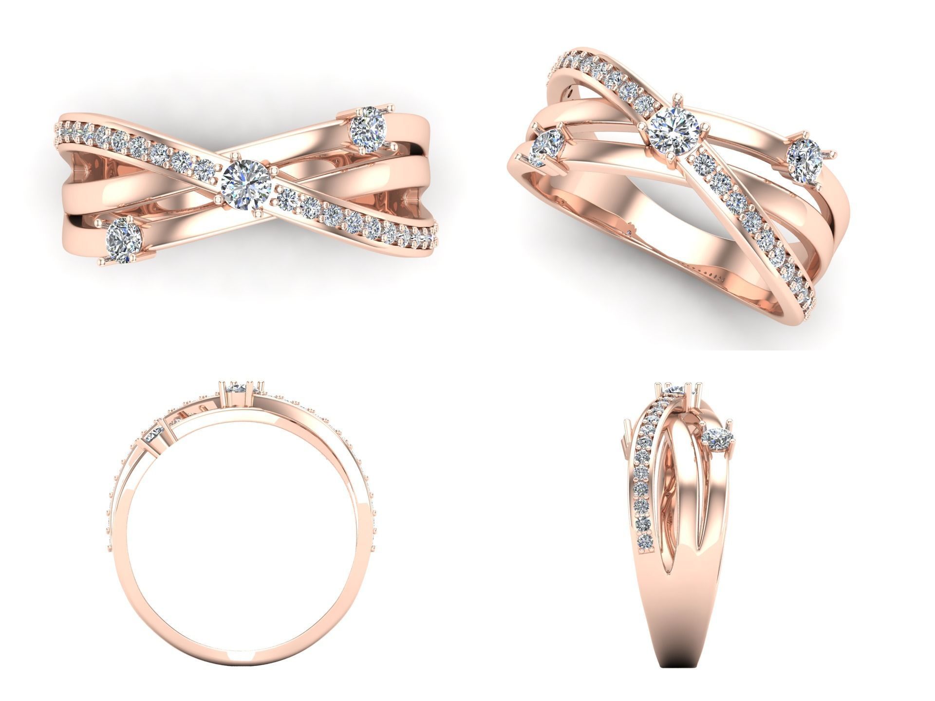 Ring kt154 3D print model_4