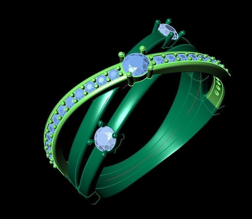 Ring kt154 3D print model_14