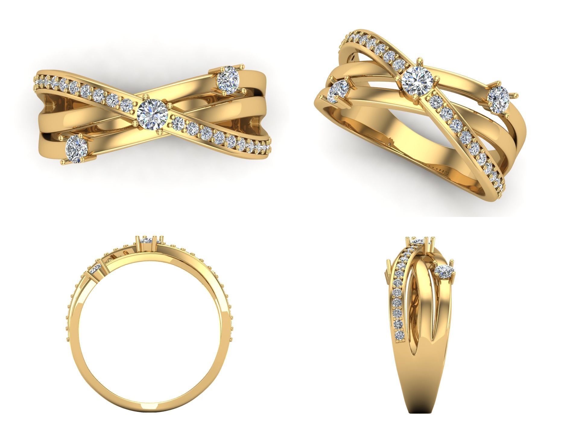 Ring kt154 3D print model_5