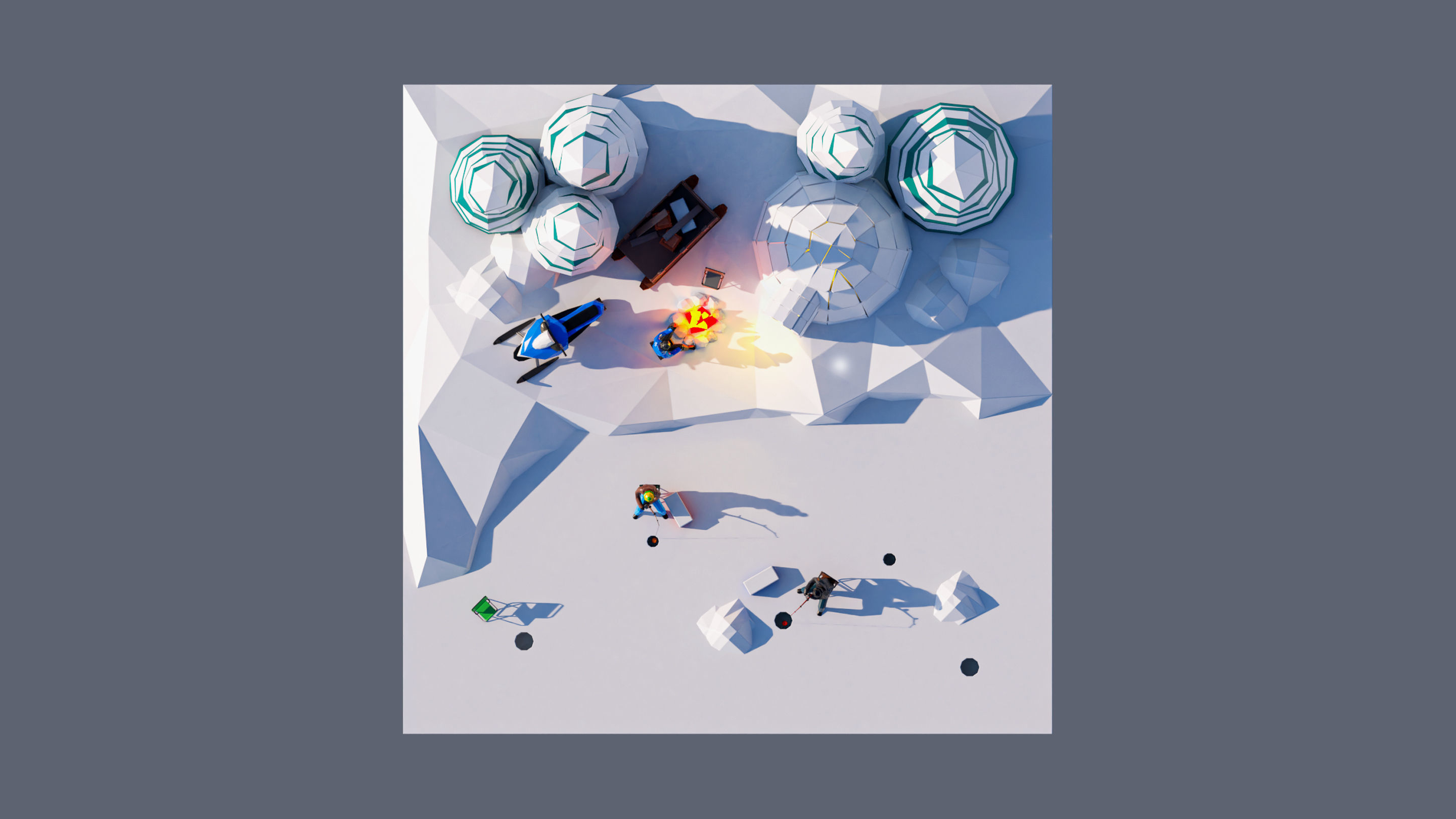 land 30A Low-poly 3D model_4