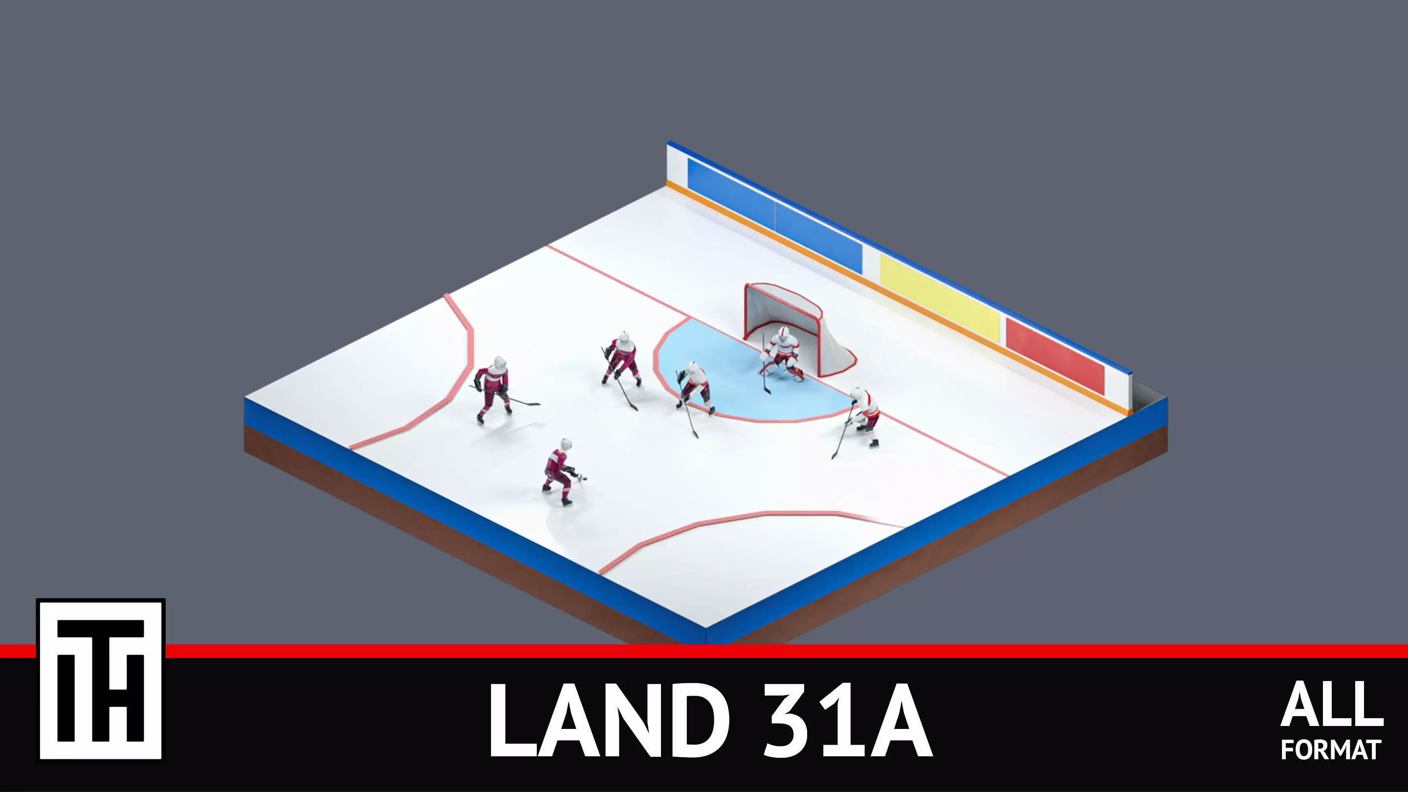 land 31A Low-poly 3D model_0