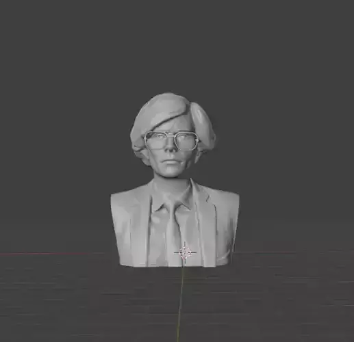 Andy Warhol 3D print model