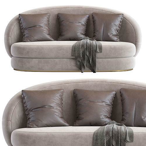 Modern Sofa 3D model 3