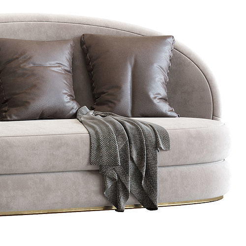 Modern Sofa 3D model 7