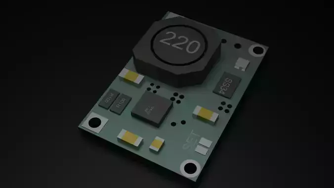 TP5100 MODULE CAD MODEL  3D model