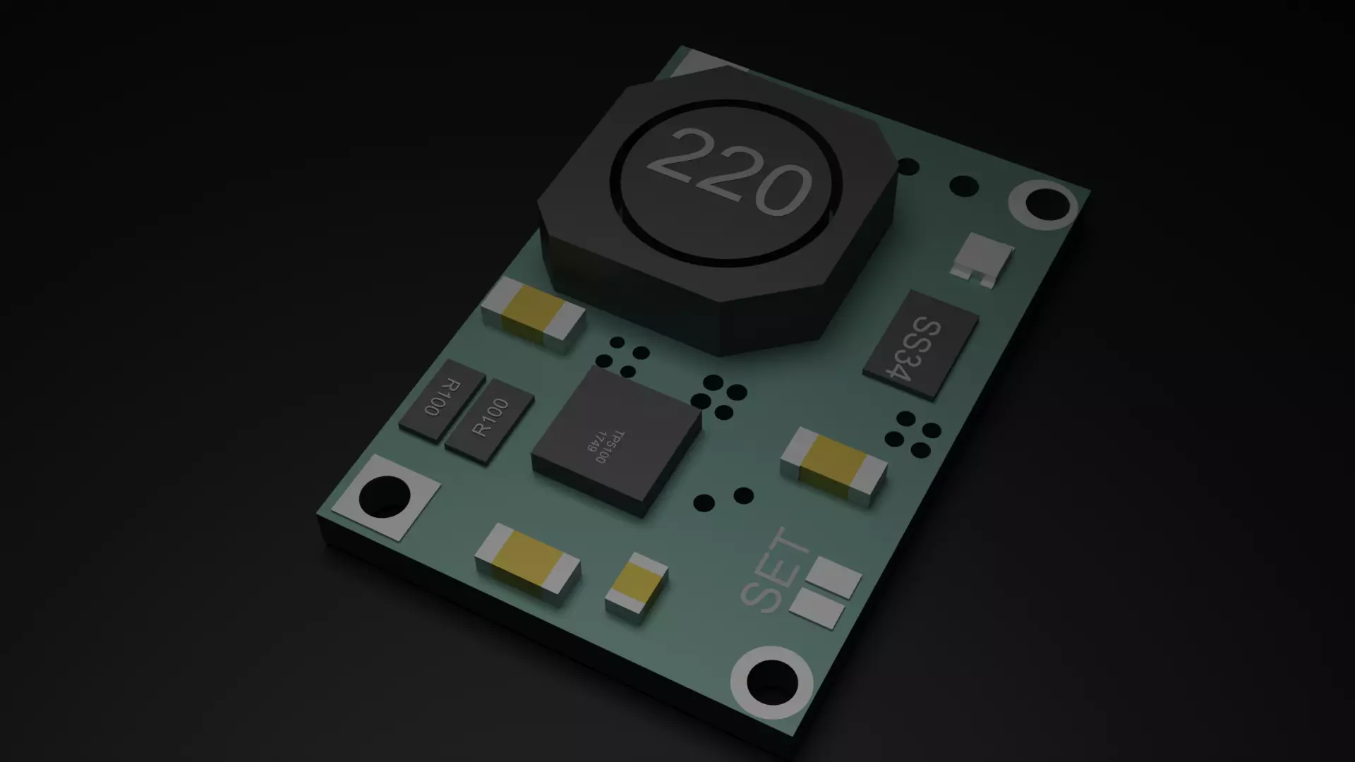 TP5100 MODULE CAD MODEL 3D model | CGTrader