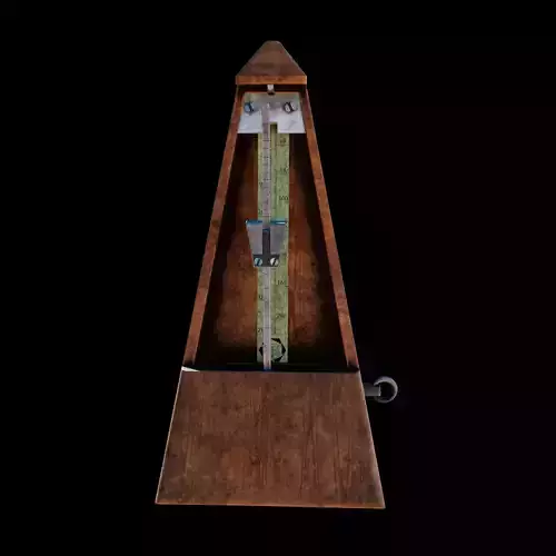 Metronome wooden pendulum 3D model