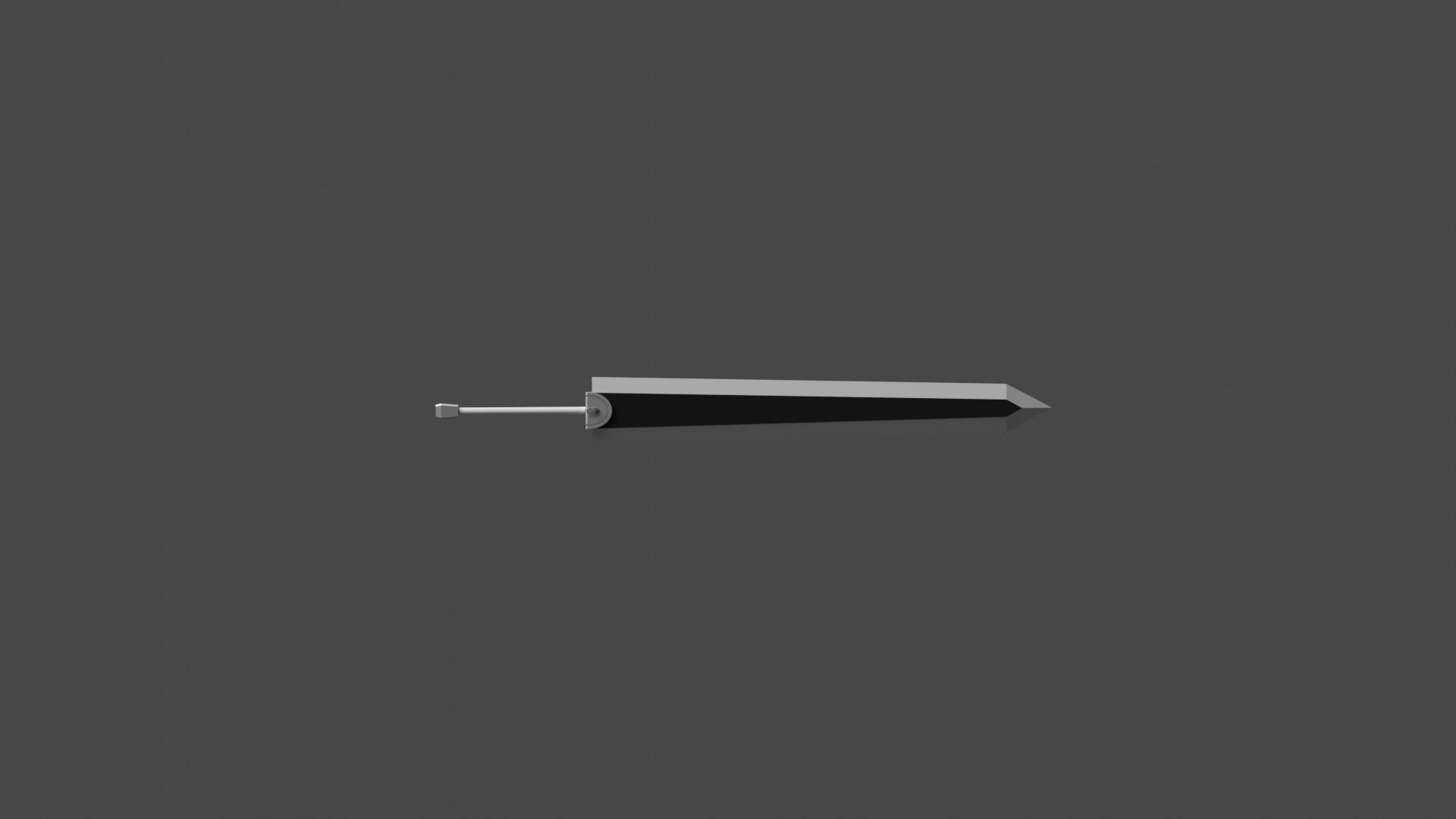 3D printable Berserk Dragonslayer Sword - 3D print model 3D print model_6