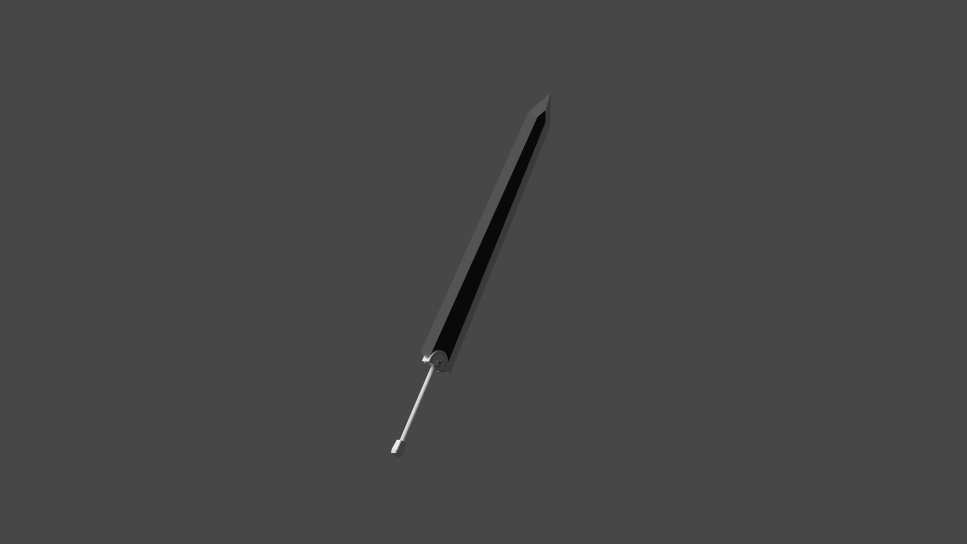 3D printable Berserk Dragonslayer Sword - 3D print model 3D print model_3