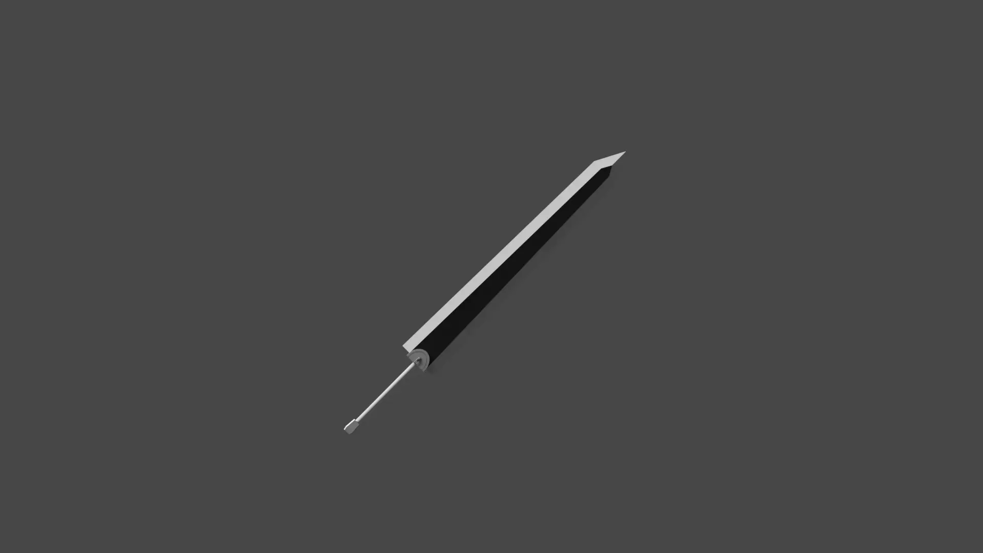 3D printable Berserk Dragonslayer Sword - 3D print model 3D print model_0