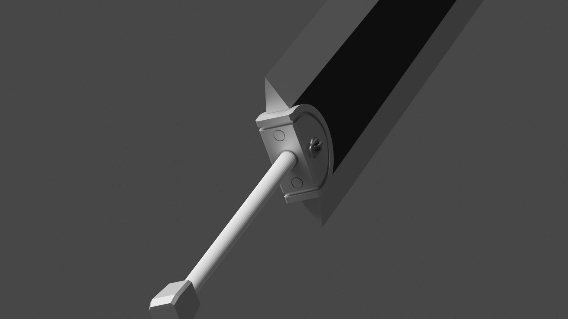 3D printable Berserk Dragonslayer Sword - 3D print model 3D print model_5