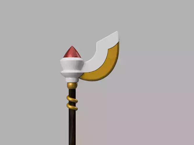 The Owl House Cosplay Hunter Golden Guard Staff