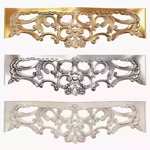 Classic carved 165 3D model