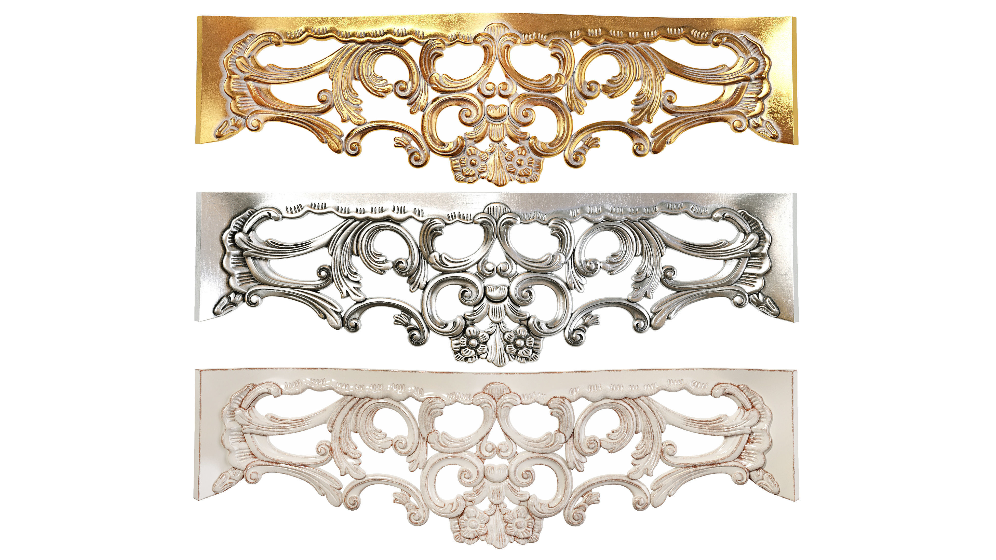 Classic carved 165 3D model_6