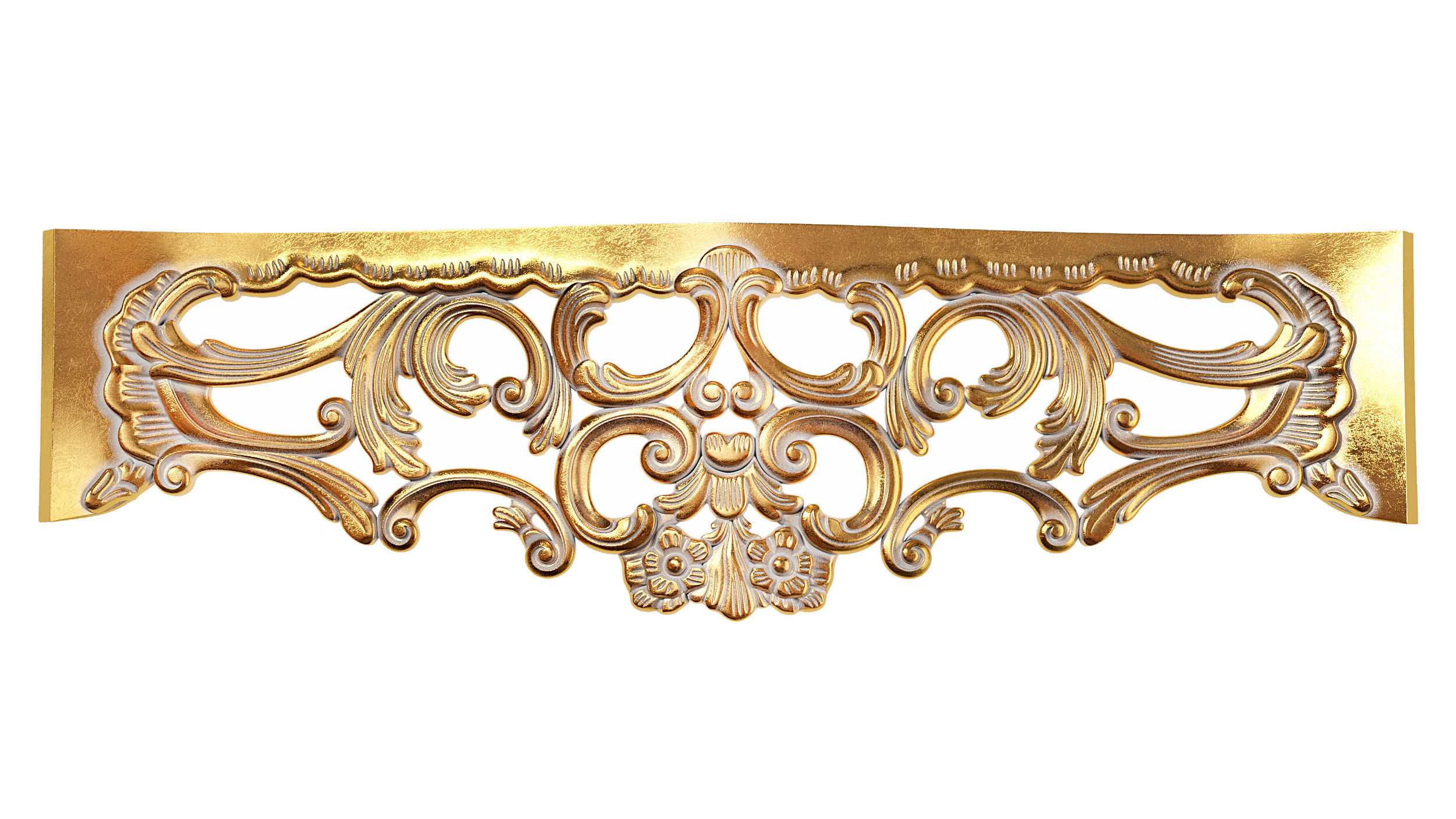 Classic carved 165 3D model_1