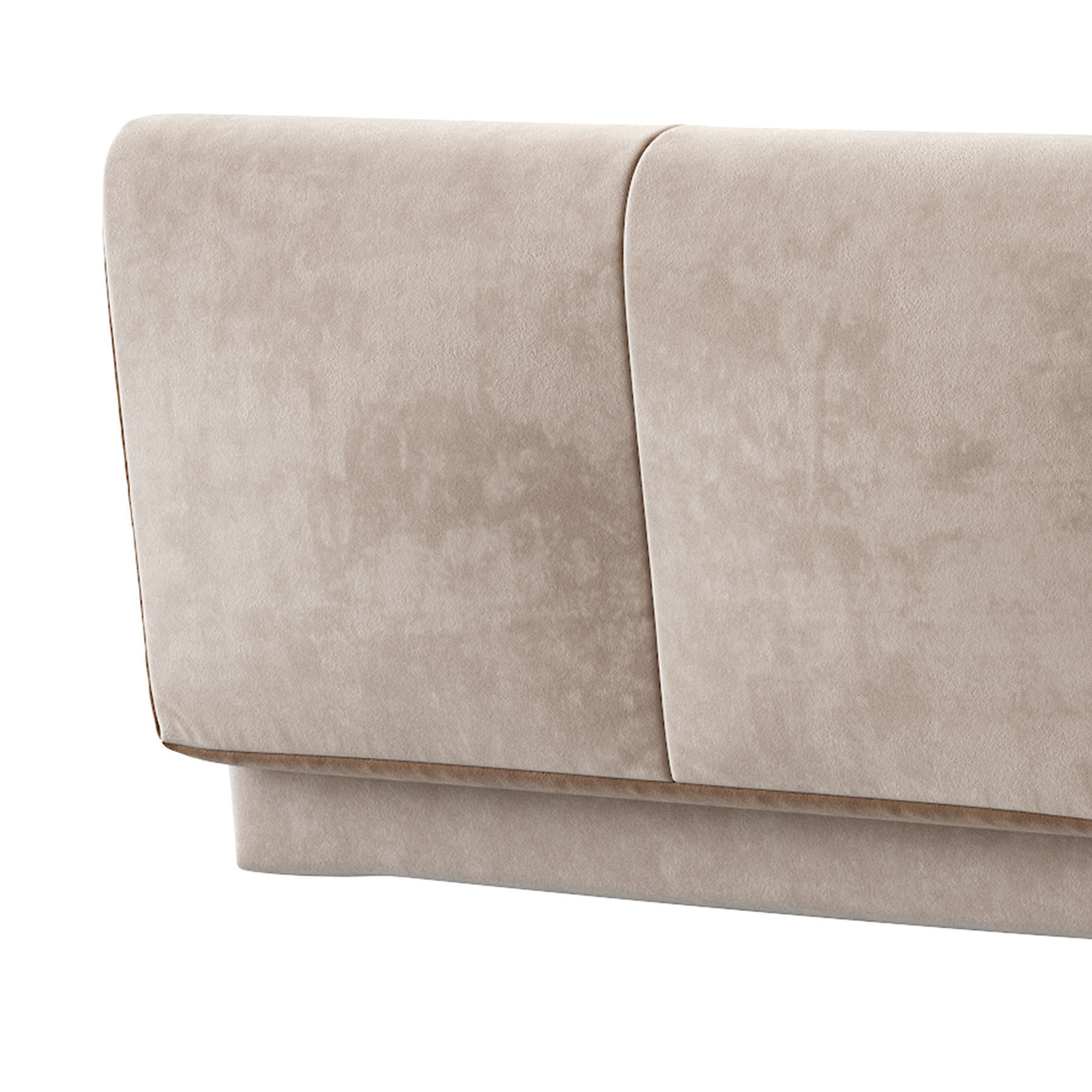 Novelty two sofas with couch and cushions 3D model_10