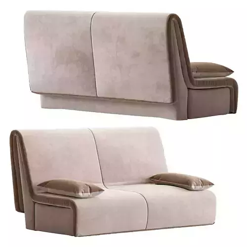 Novelty two sofas with couch and cushions