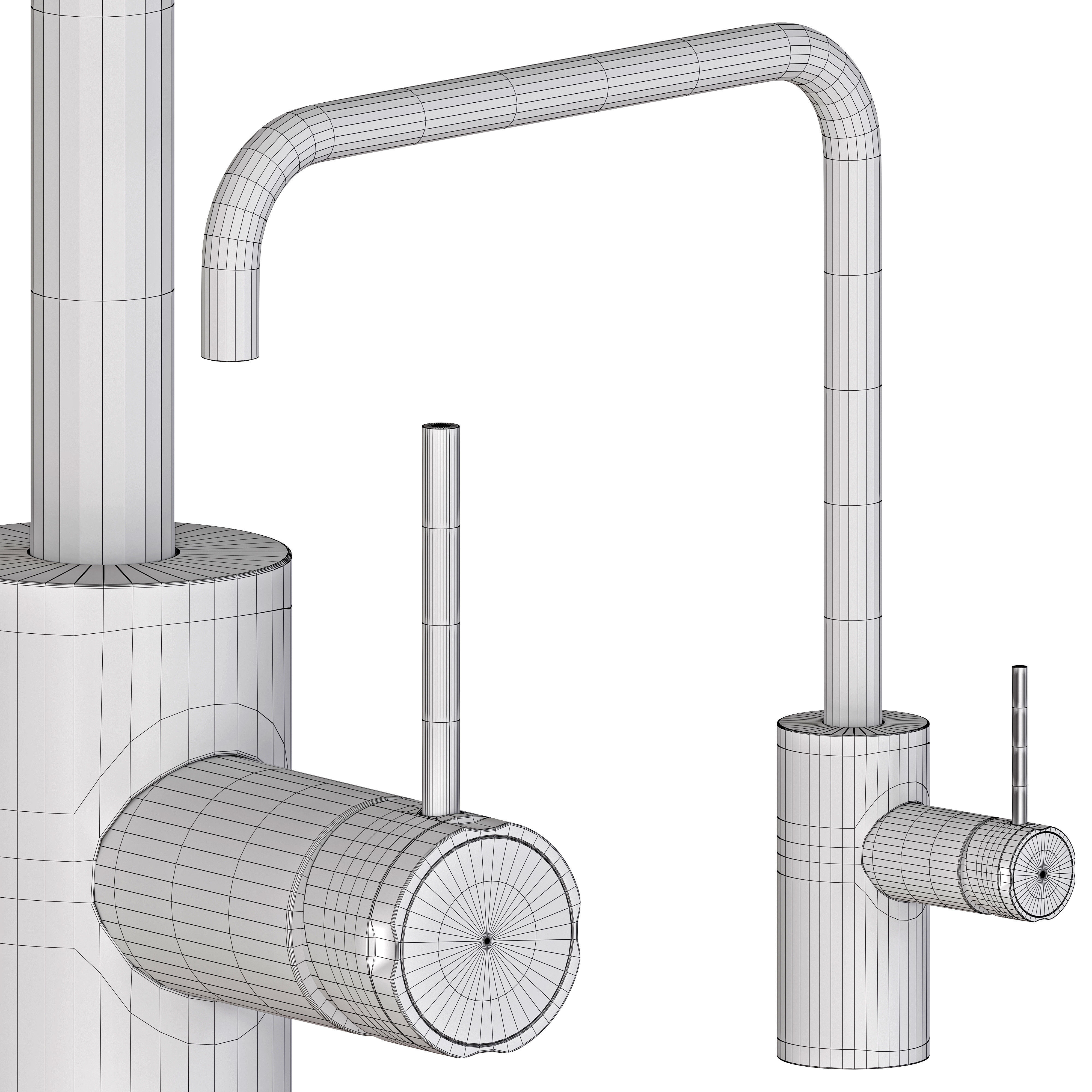 Kitchen Faucet 05 3D model_5