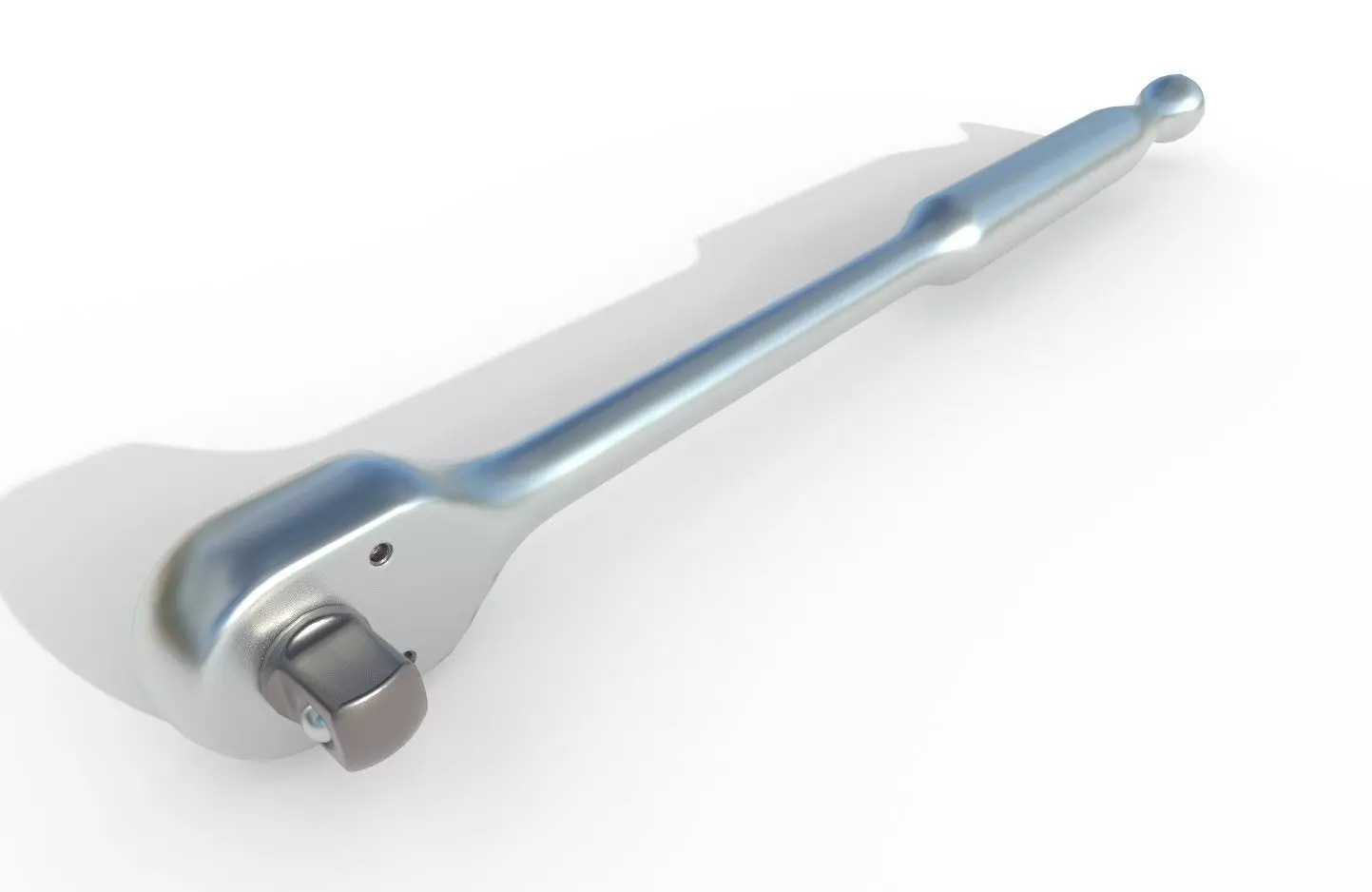 Ratcheting Wrench 02 Low-poly 3D model_0