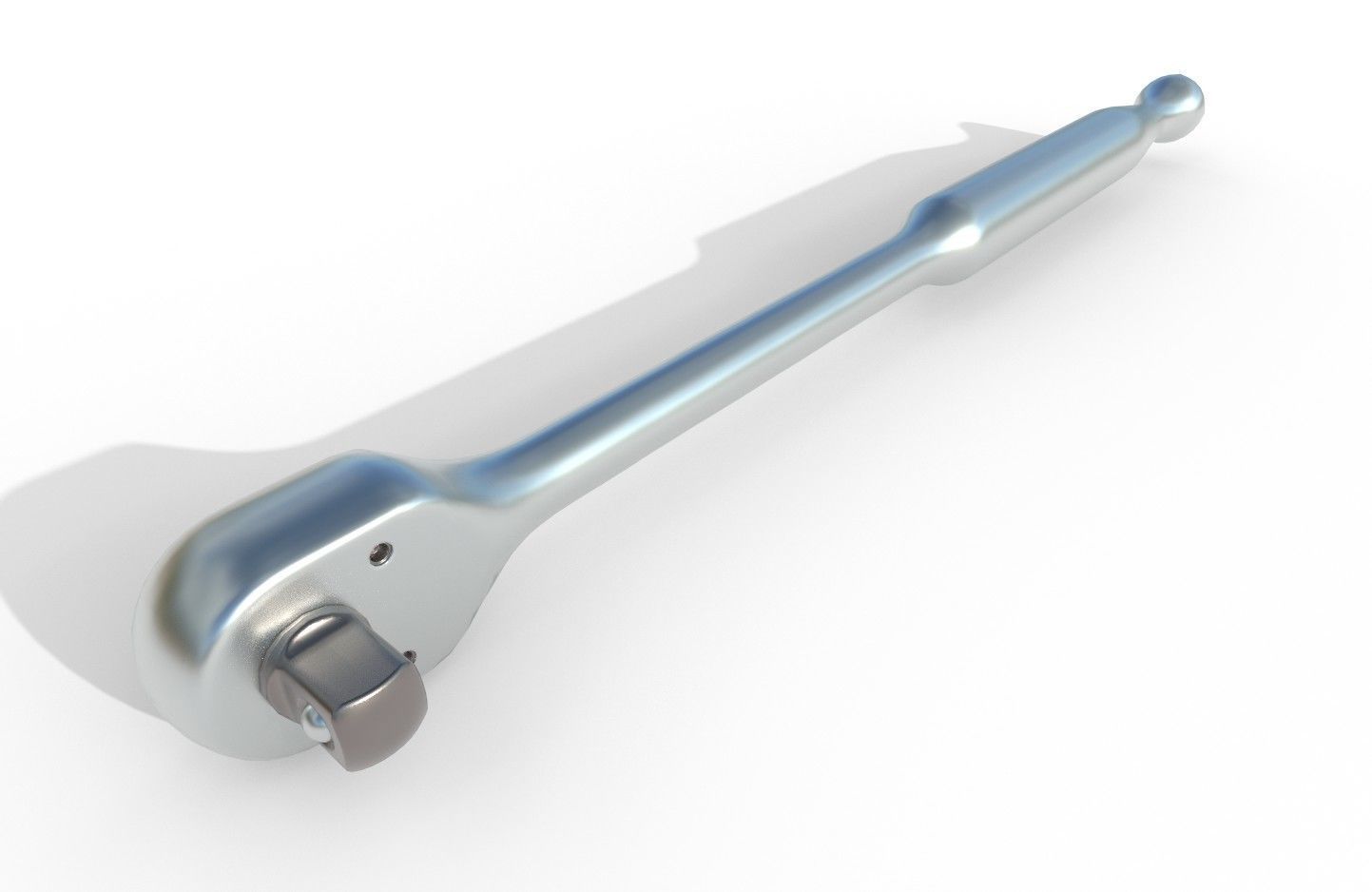 Ratcheting Wrench 02 Low-poly 3D model_14