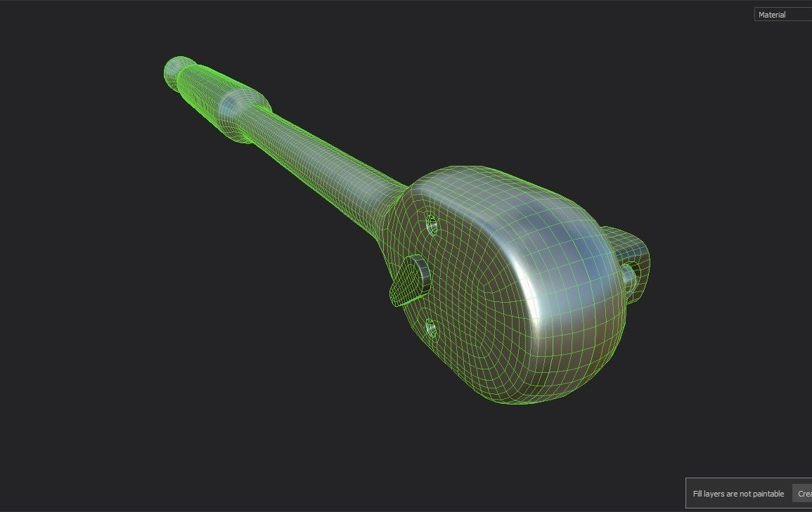 Ratcheting Wrench 02 Low-poly 3D model_26