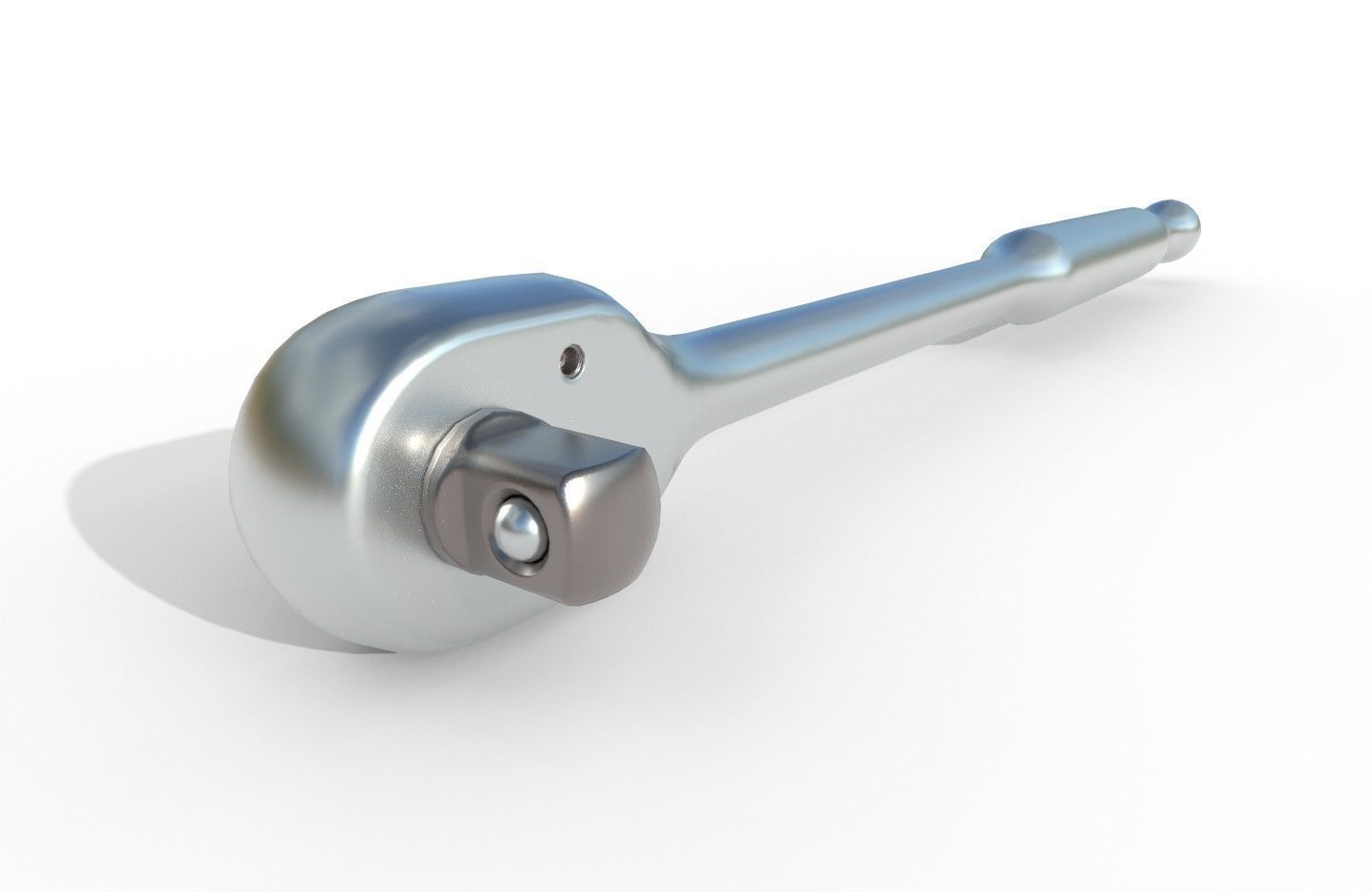 Ratcheting Wrench 02 Low-poly 3D model_17