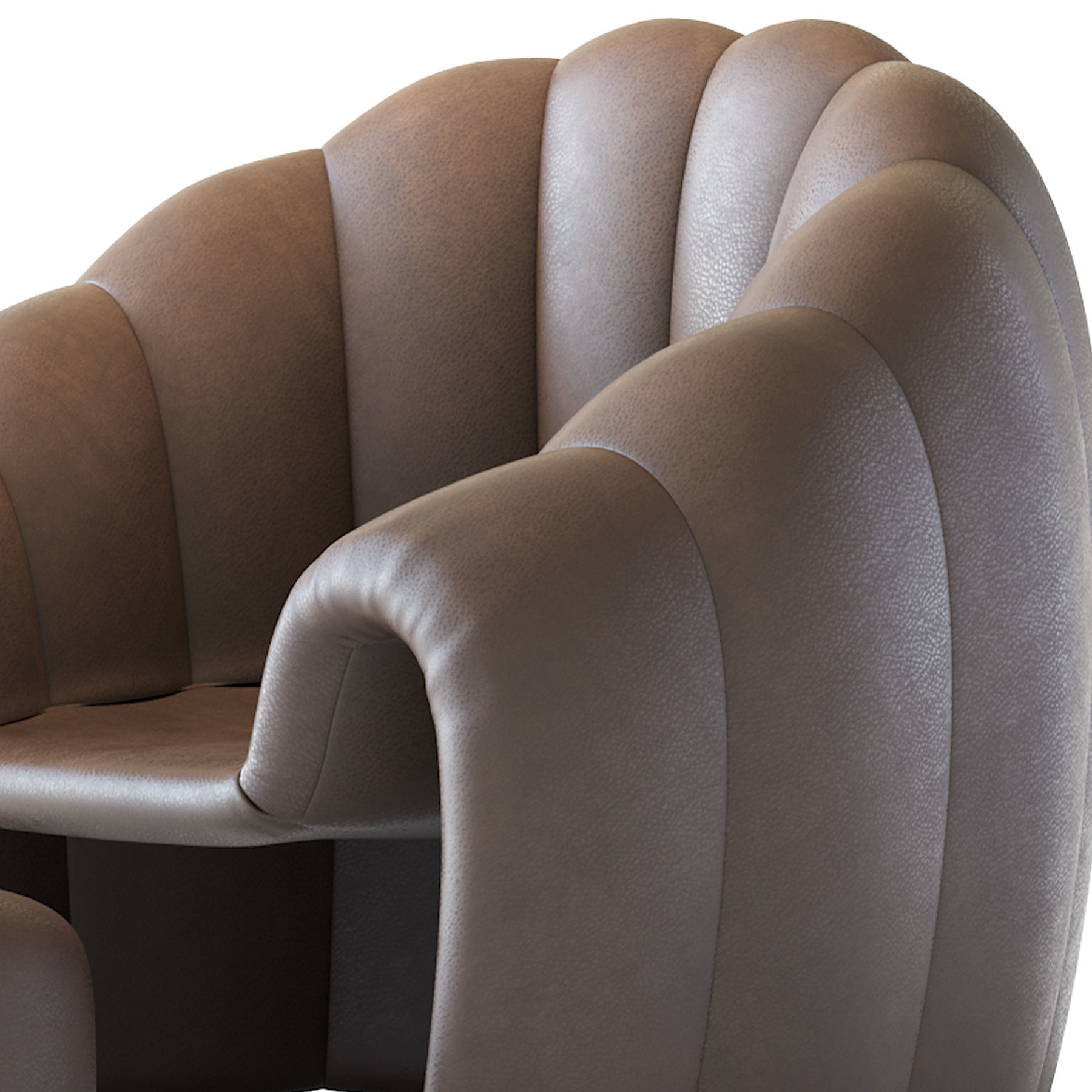 Armchair Art Shell 3D model_12