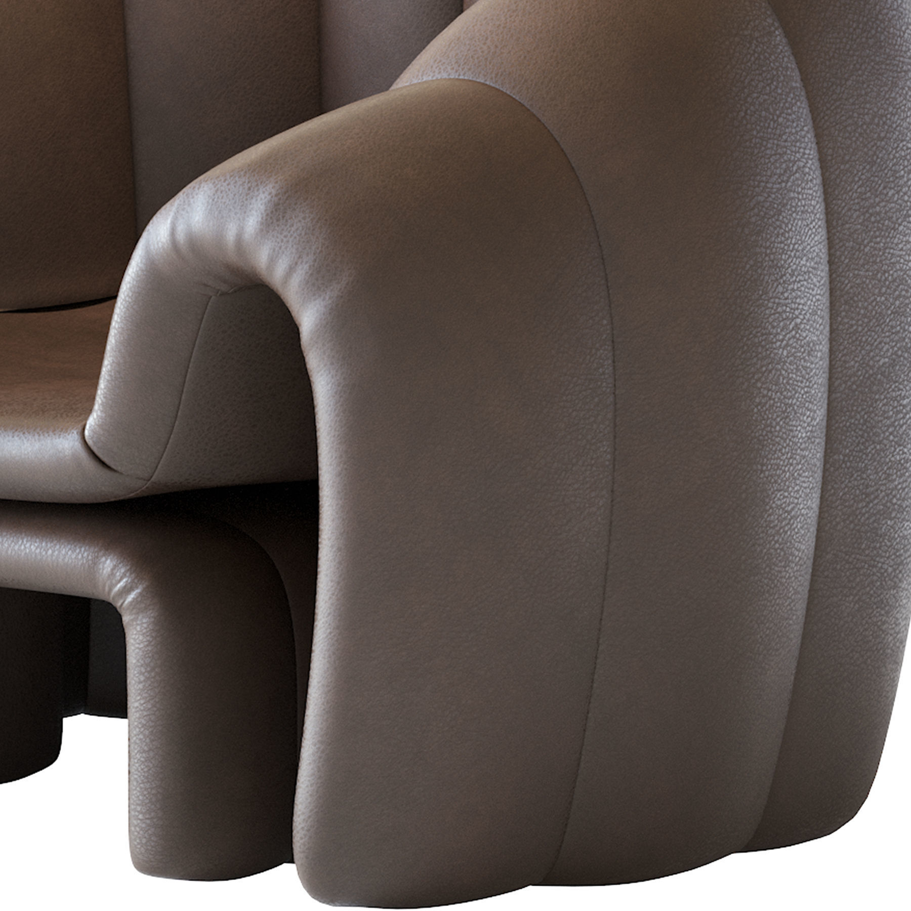 Armchair Art Shell 3D model_8