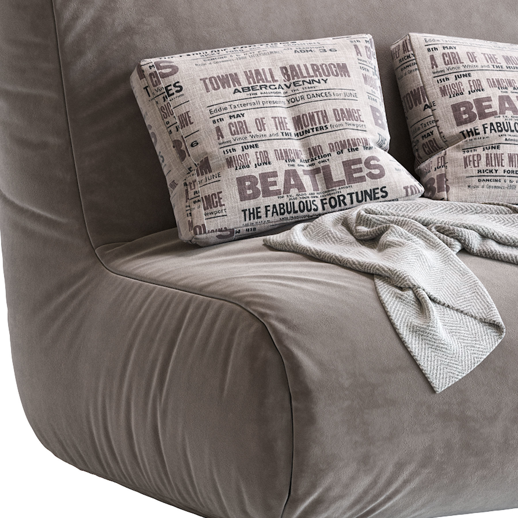 Bean Bag Chair N10 3D model_5