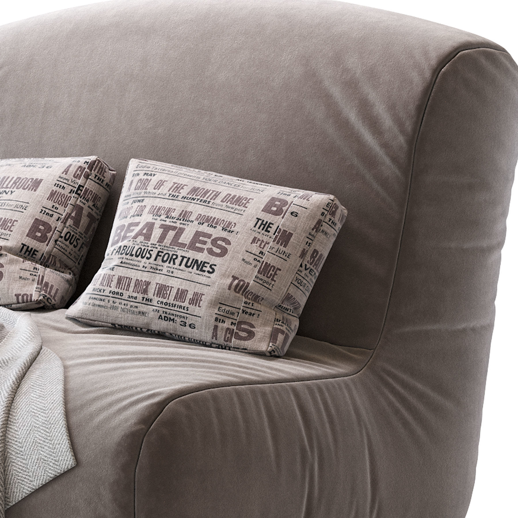 Bean Bag Chair N10 3D model_10