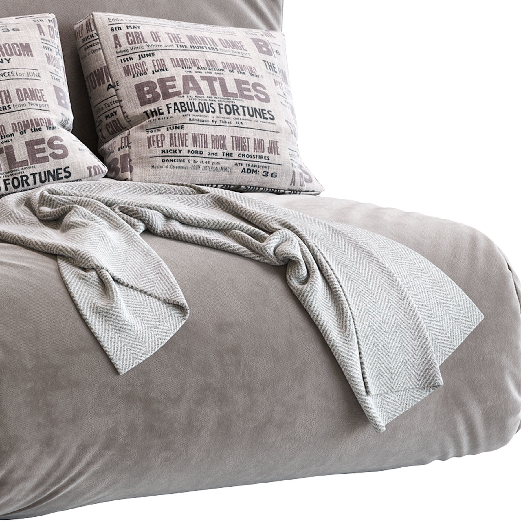 Bean Bag Chair N10 3D model_6