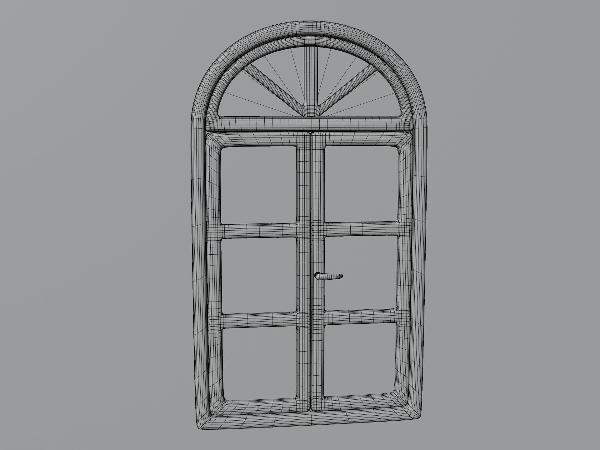 Cartoon Windows Collection 3 Low-poly 3D model_5