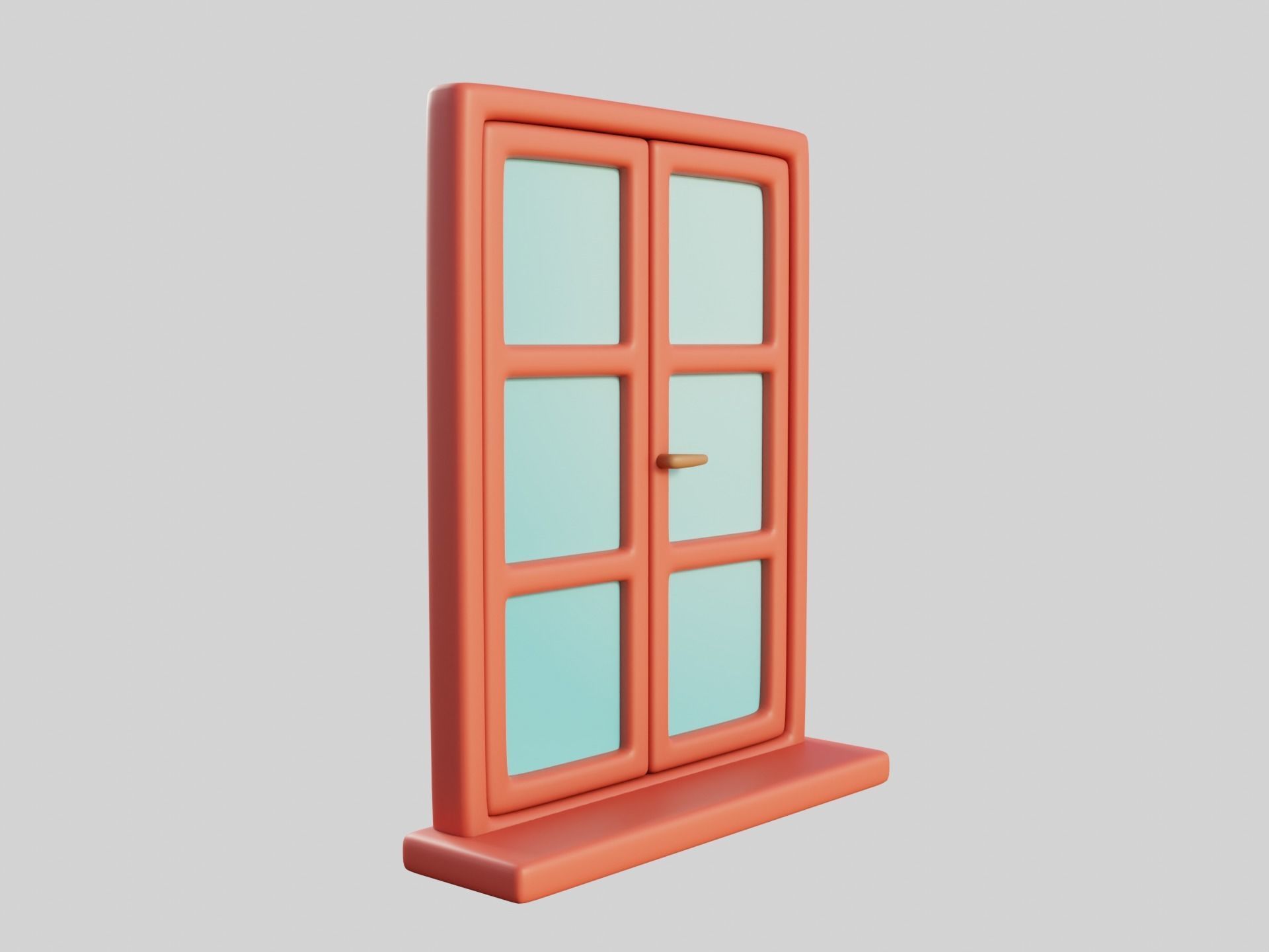 Cartoon Windows Collection 3 Low-poly 3D model_67