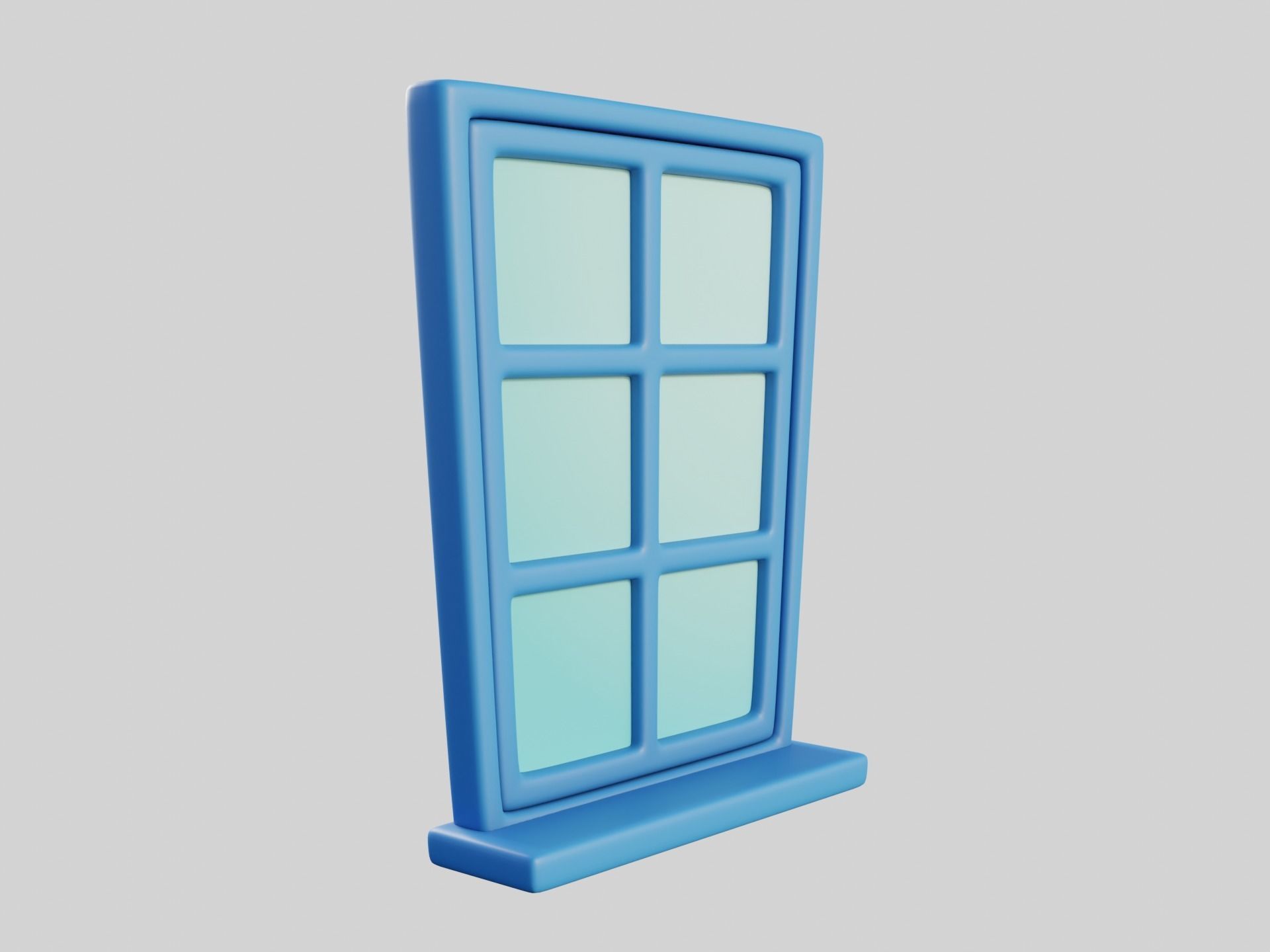 Cartoon Windows Collection 3 Low-poly 3D model_62