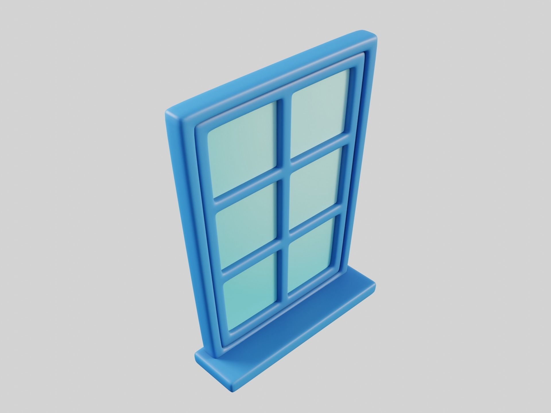 Cartoon Windows Collection 3 Low-poly 3D model_64
