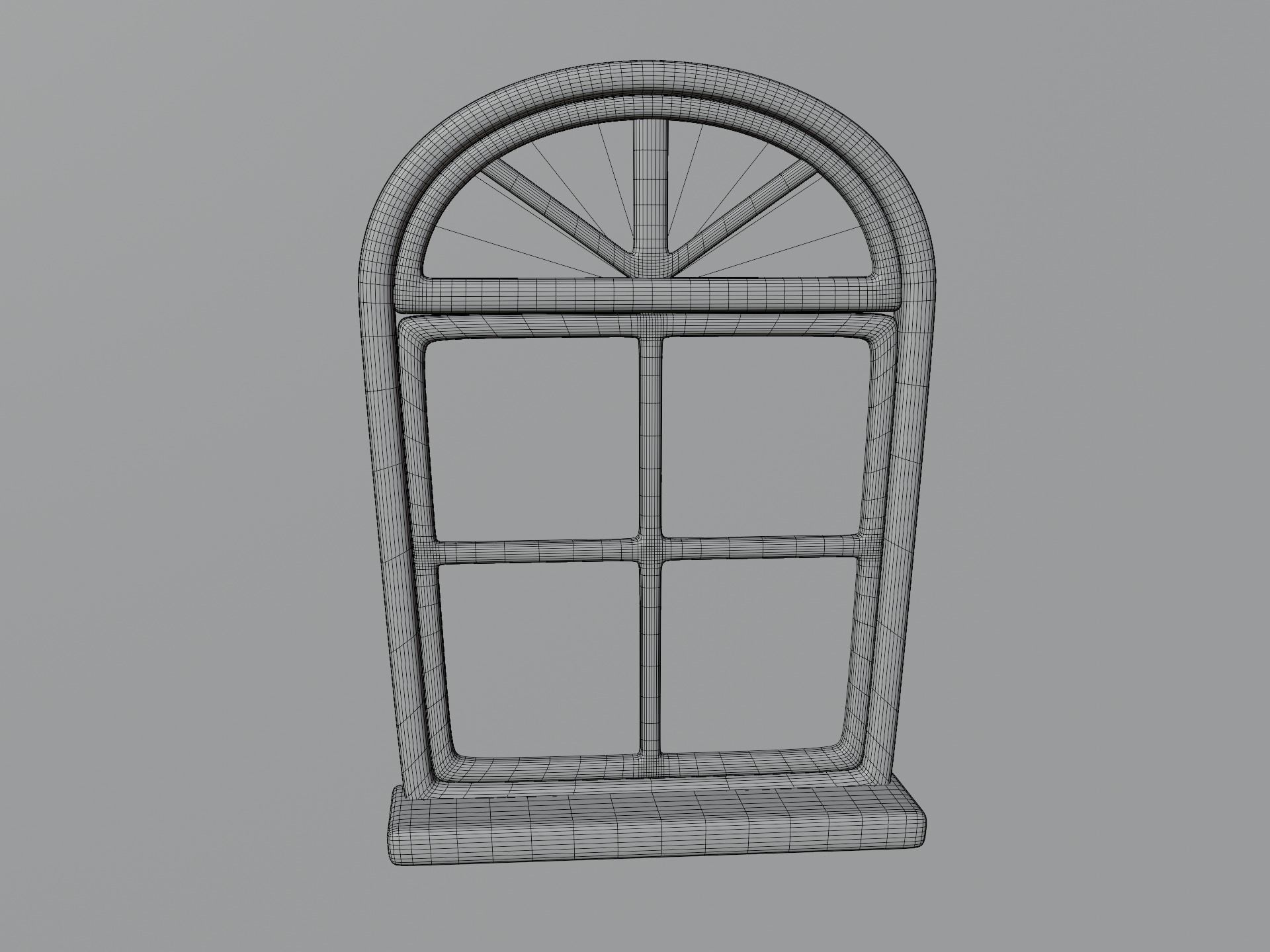 Cartoon Windows Collection 3 Low-poly 3D model_10