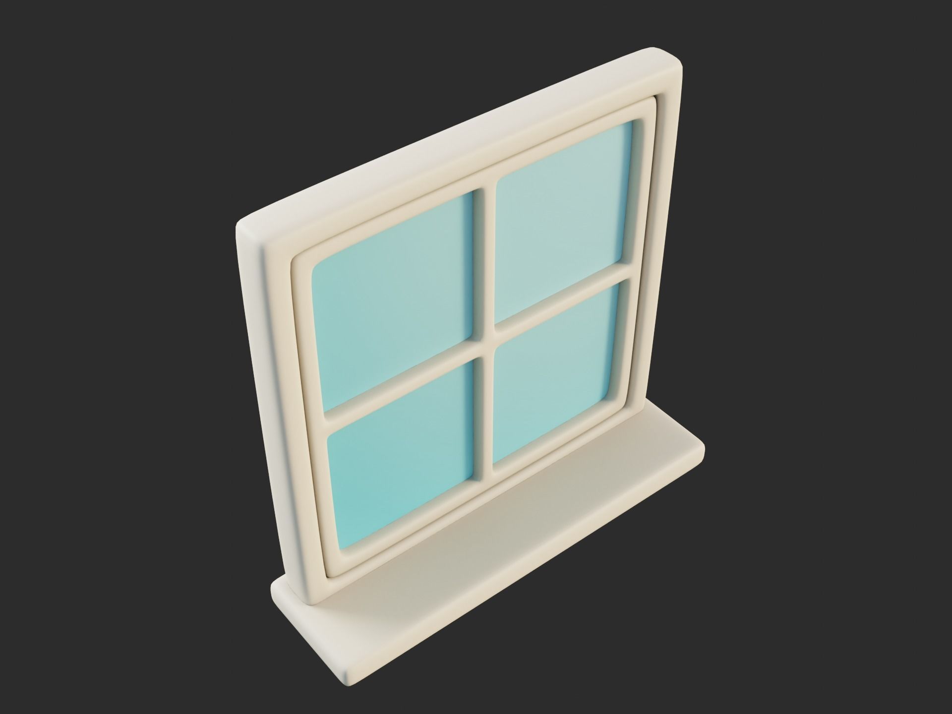 Cartoon Windows Collection 3 Low-poly 3D model_59