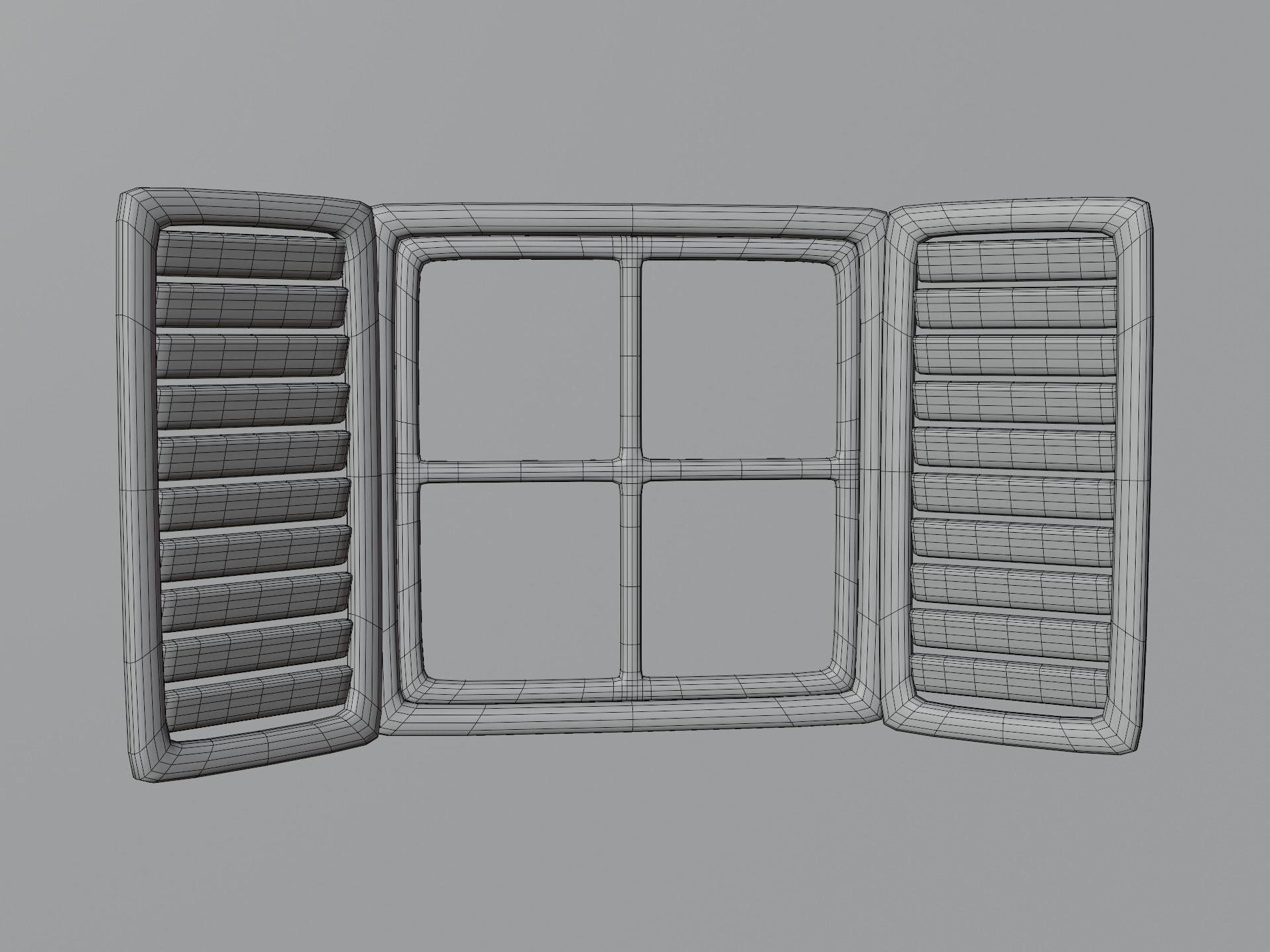 Cartoon Windows Collection 3 Low-poly 3D model_20